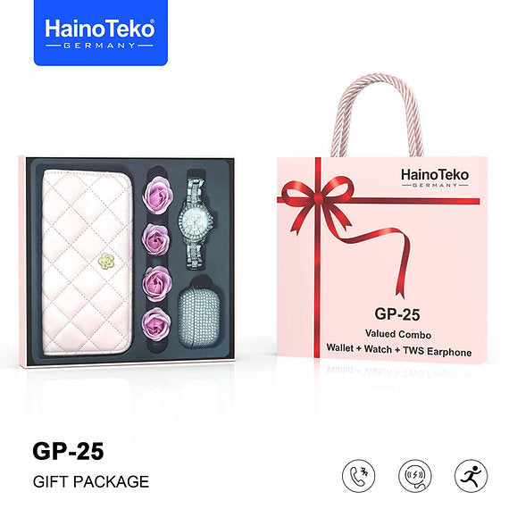 Haino Teko  Ladies' Gift Pack: Smartwatch & Headphones