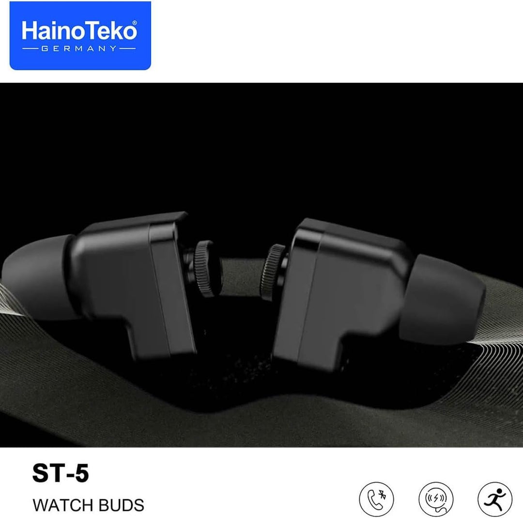 Haino Teko ST-5 Smart Watch with Earbuds