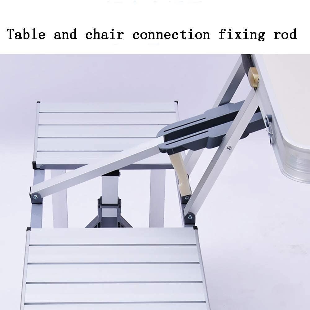 Portable Foldable Outdoor Picnic Table and Chair Set - Aluminum Alloy