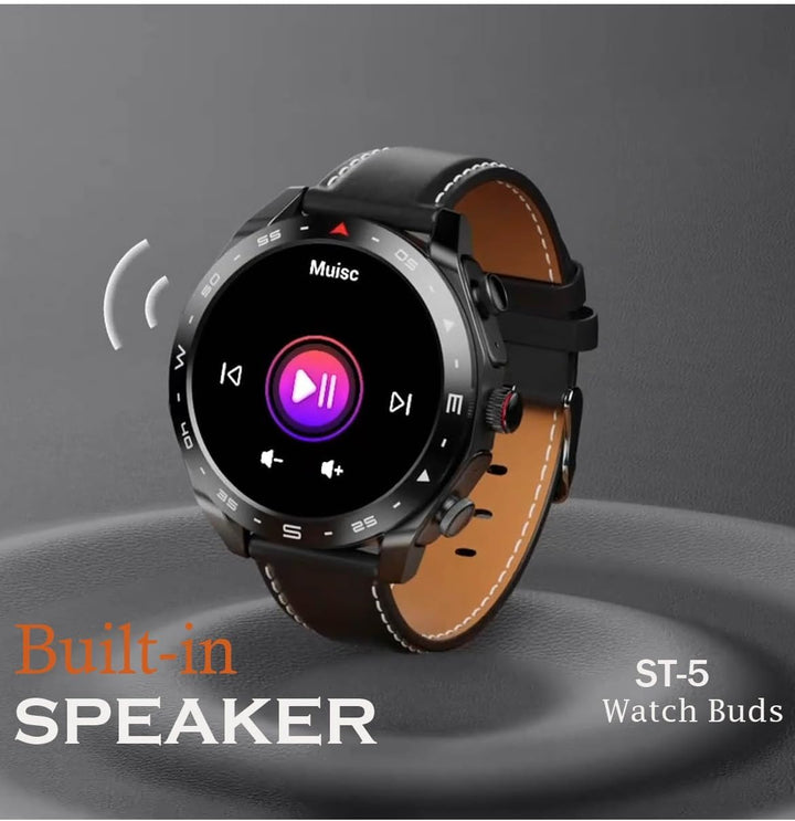 Haino Teko ST-5 Smart Watch with Earbuds