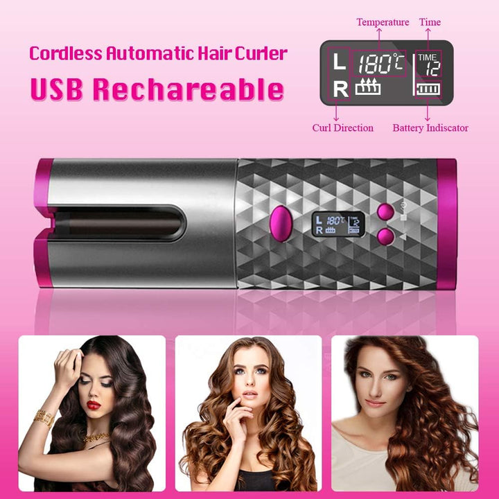 Cordless Automatic Hair Curler