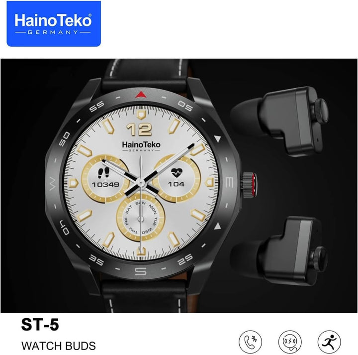 Haino Teko ST-5 Smart Watch with Earbuds