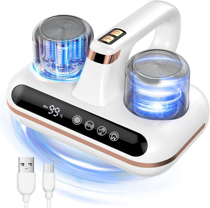 Handheld UV Vacuum Cleaner Ultrasonic Dust & Mite Controller