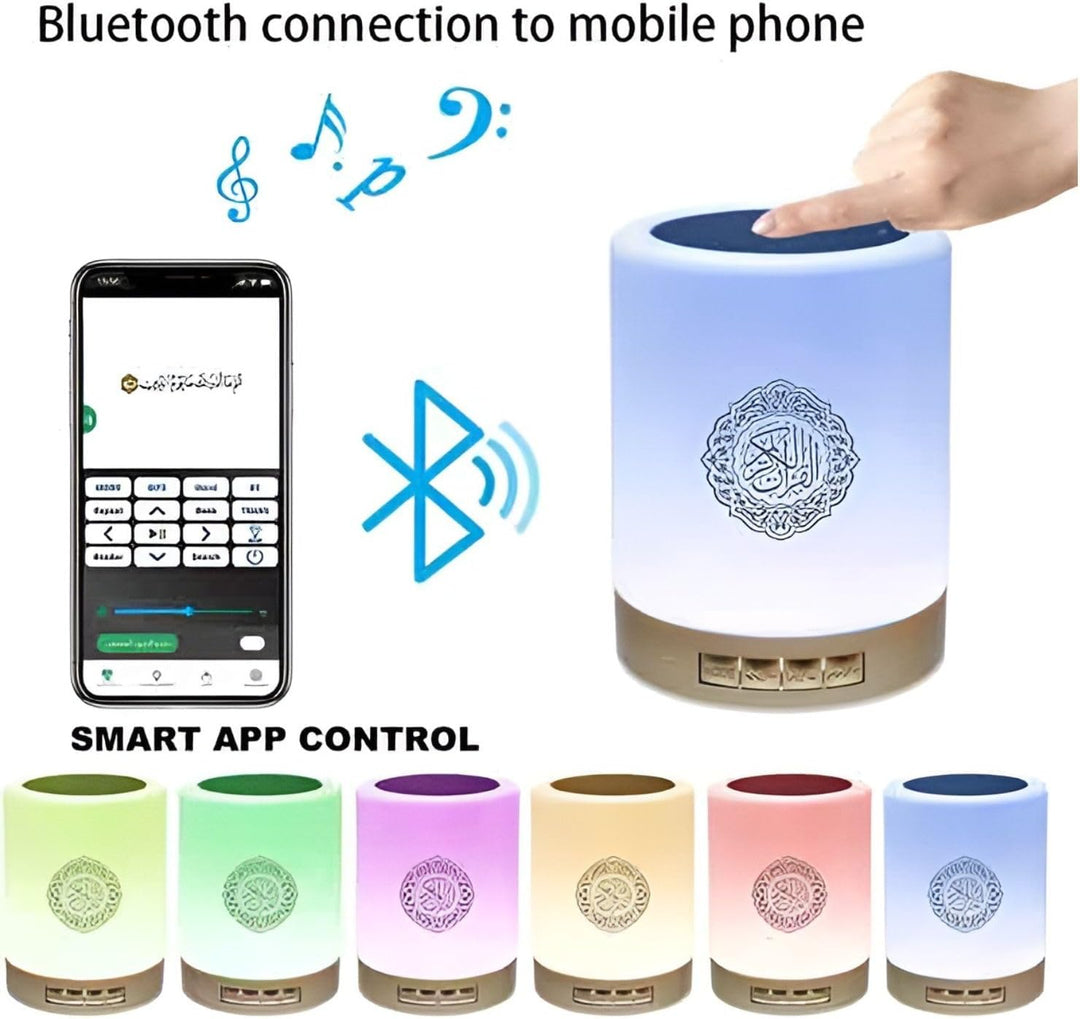 Smart Bluetooth Quran Speaker With Touch Lamp